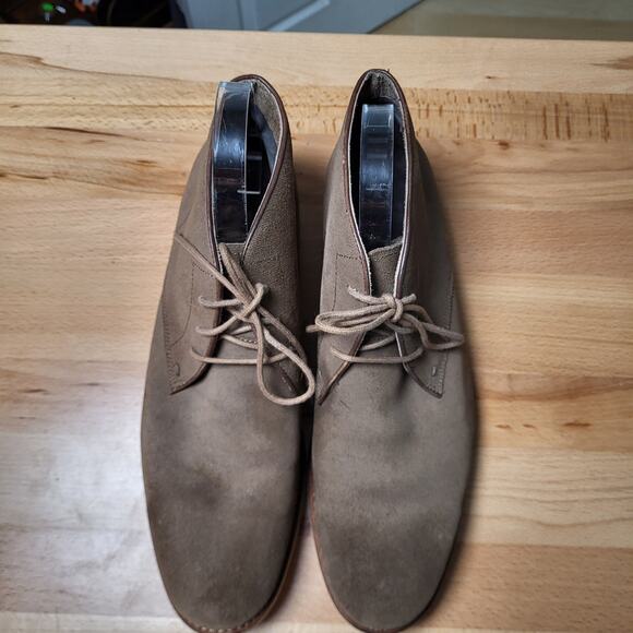John Varvatos USA Light Brown Suede Lace Up Ankle Chukka Boot Mens Size 10 - Picture 9 of 11